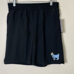 NWT GOAT USA Black Athletic Shorts GU-1500 Size Small